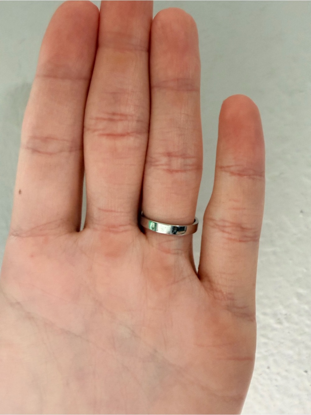Sterling Silver CZ Three Stone Ring - Picture 3 of 7